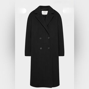 Aritzia black slouch coat size 2XS SHORT  NWT